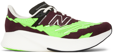 Shop Stone Island Brown & Green New Balance Edition Rc Elite V2 Sneakers In Brown/green