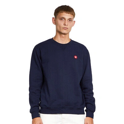 Pre-owned Wood Wood - Tye Sweatshirt Navy Pullover Rundhals