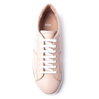 Pre-owned Hugo Boss Boss Damen Olga Low Cut Tennisschuhe Sneaker Neutral