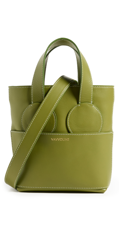Shop Vavvoune Sunsa Bag In Pear Green