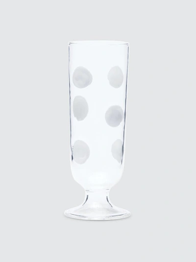 Shop Vietri Drop Champagne Glass In White