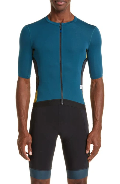 Shop Maap Alt_road Cycling Jersey In Dark Teal