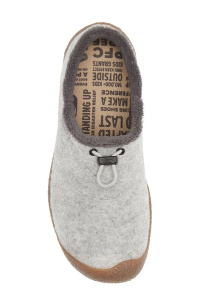 Shop Keen Howser Iii Hybrid Mule In Light Gray Wool/ Vapor