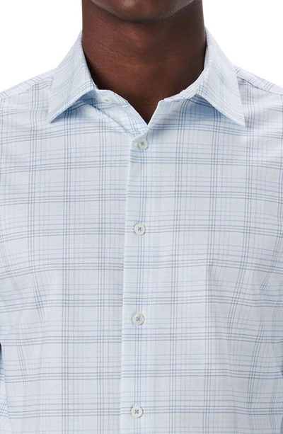 Shop Bugatchi Ooohcotton® Plaid Button-up Shirt In White