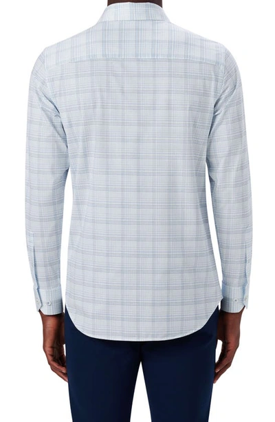 Shop Bugatchi Ooohcotton® Plaid Button-up Shirt In White