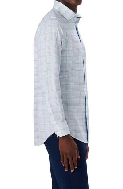 Bugatchi Ooohcotton® Plaid Button-up Shirt In White
