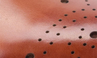 Warfield & Grand Cassette Medallion Toe Derby In Tan