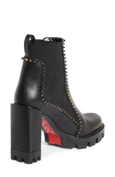 Capahutta Embellished Leather Ankle Boots in Black - Christian