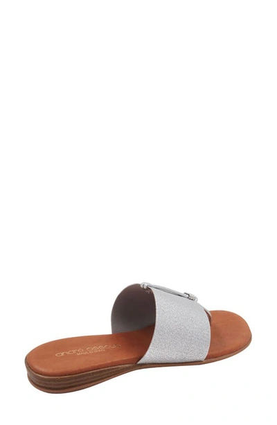 Andre Assous André Assous Nice Featherweights™ Slide Sandal In Silver