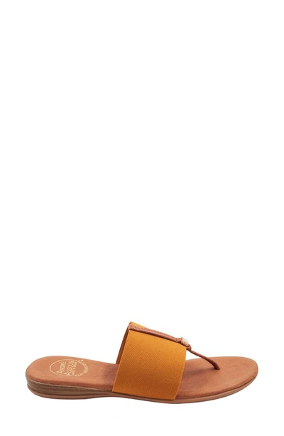 Shop Andre Assous Nice Featherweights™ Slide Sandal In Marigold