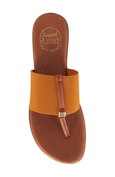 Shop Andre Assous Nice Featherweights™ Slide Sandal In Marigold