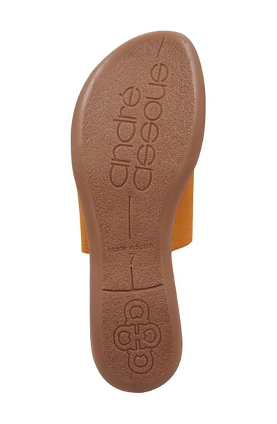 Andre Assous André Assous Nice Featherweights™ Slide Sandal In Marigold