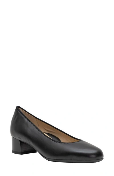 Shop Ara Vivian Pump In Black Nappasoft