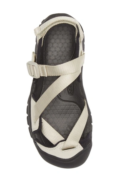 Keen Zerraport Ii Sandal In Silver Birch/ Black
