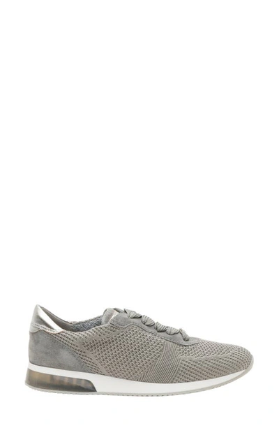 Shop Ara Leigh Lace-up Sneaker In Oyster Stretch