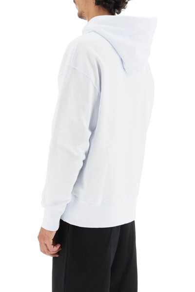 Msgm Cotton Sweatshirt In White