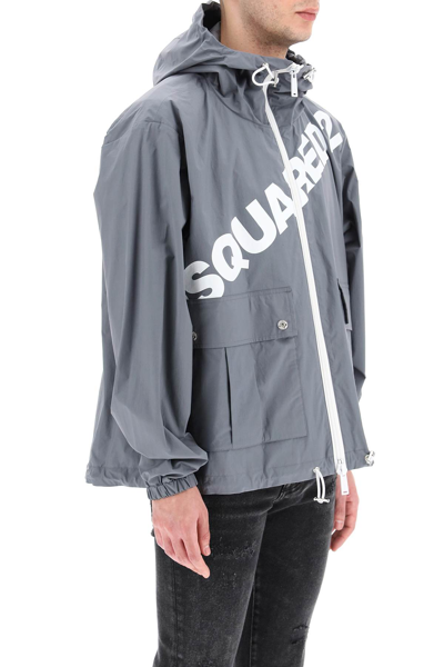 Shop Dsquared2 Big Logo Windbreaker Jacket