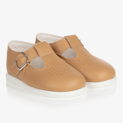 Shop Early Days Beige First Walker Shoes
