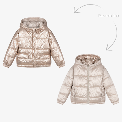  Mayoral 12-07482-036 - Reversible Coat for Girls 14 Years Gold  Pink: Clothing, Shoes & Jewelry