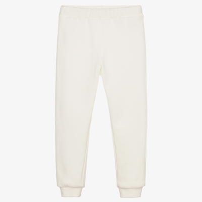 Shop Emilio Pucci Pucci Girls Ivory Lilly Joggers