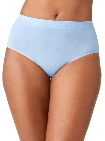 Shop Wacoal B-smooth Full Brief In Chambray Blue