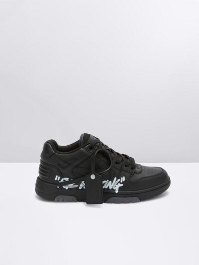 Shop Off-white Sneakers Out Of Office Ooo In Black