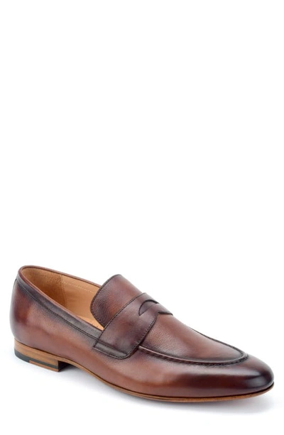 Shop Warfield & Grand Montery Penny Loafer In Cognac