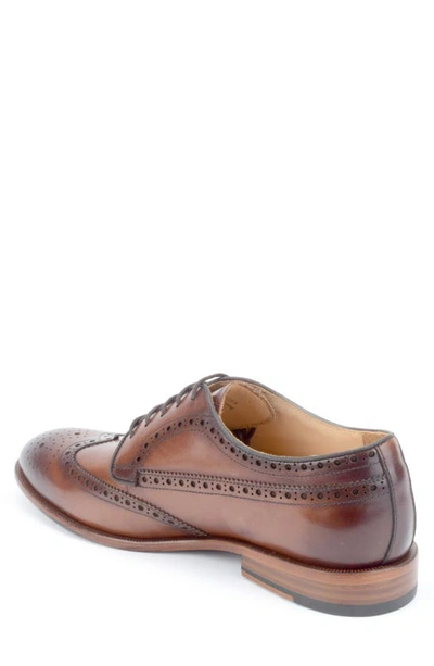 Shop Warfield & Grand Abby Wingtip In Cognac