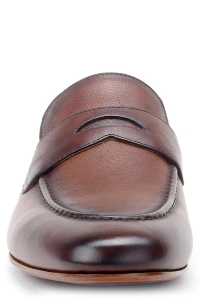 Warfield & Grand Montery Penny Loafer In Cognac
