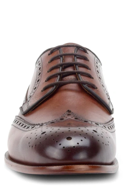 Shop Warfield & Grand Abby Wingtip In Cognac