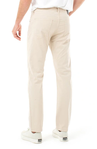 Liverpool Los Angeles Liverpool Regent Relaxed Straight Leg Twill Pants In Sand