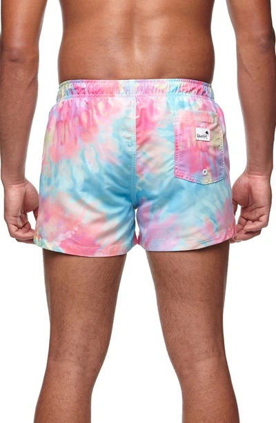 Shop Boardies Spiral Tie Dye Iii Shortie Swim Trunks In Multi