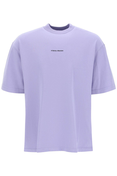 Shop A Better Mistake Creative Disobedience T-shirt In Purple (purple)