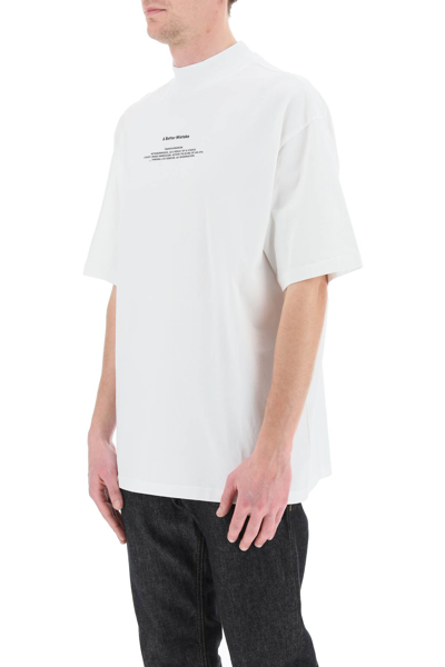 Shop A Better Mistake Glitch T-shirt In White (white)