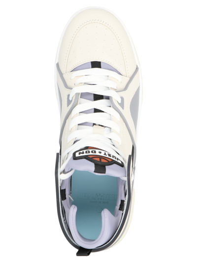 Just Don Unisex Courtside Basketball High-top Sneakers In Multicolor