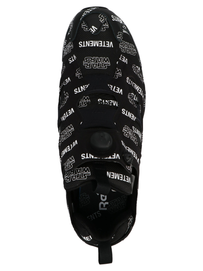 Shop Vetements Star Wars Instapump Fury  X Reebok Sneakers In White/black