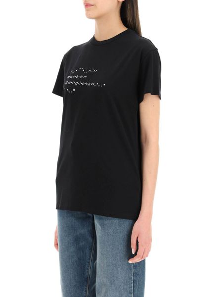 Shop Maison Margiela Font Generator T-shirt In Black (black)