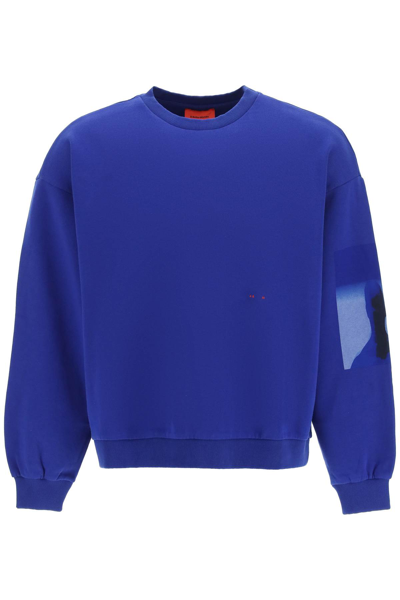 Shop A Better Mistake A Guy Sweatshirt In Blue (blue)