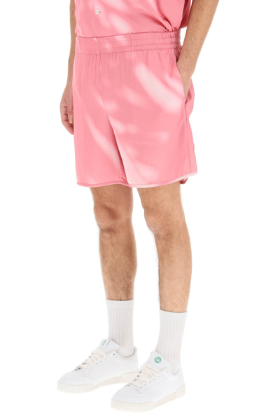 Shop Blue Sky Inn Viscose Shorts In Print Sha (pink)
