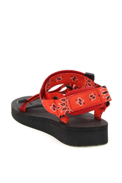 Shop Suicoke Depa-cab-pt02 Sandals In Red (red)