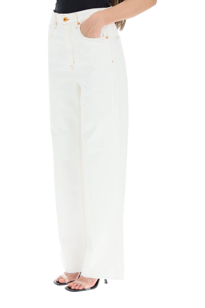 Shop Slvrlake Grace Jeans In Natural White (white)
