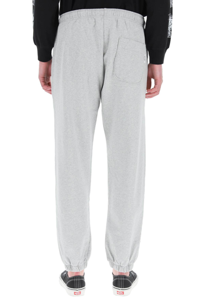 Shop Paccbet Sweatpants With Rassvet Logo Embroidery In Grey 4 (grey)