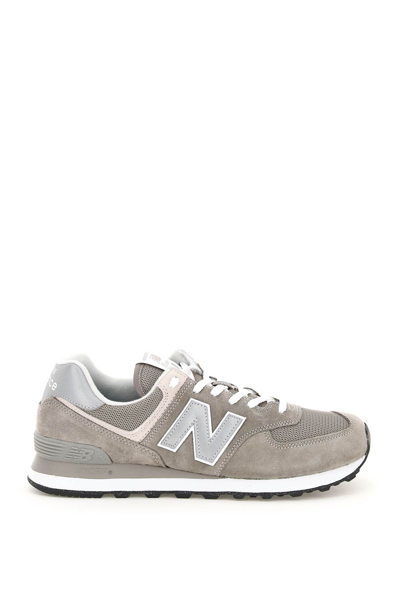 Shop New Balance 574 Sneakers In Grey (grey)