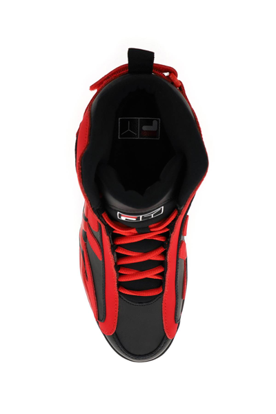 Shop Y/project Grant Hill Sneakers In Black Red (black)