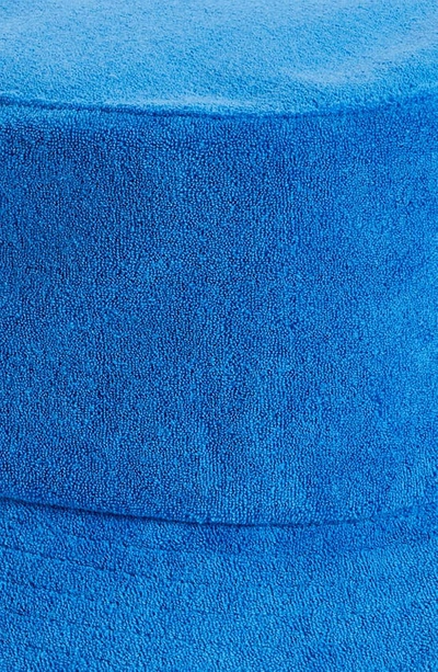 Lack Of Color Wave Terry Bucket Hat In Cobalt