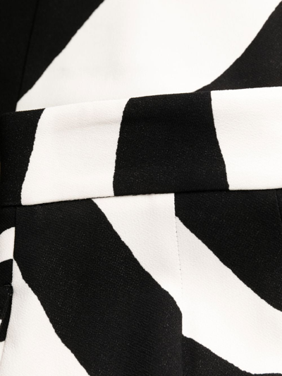 Shop Dolce & Gabbana Pantalone Stampa Zebra In Black