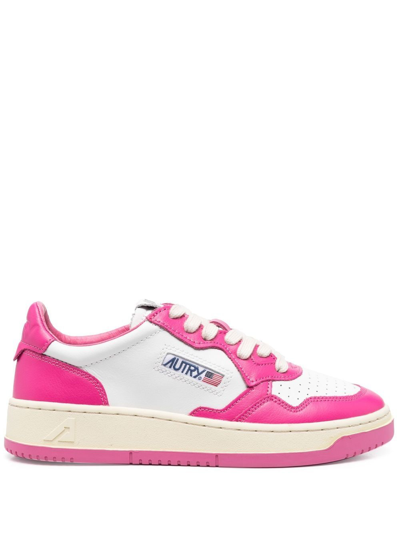 Shop Autry Sneakers Medalist In Fucsia