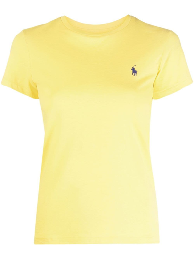 Shop Polo Ralph Lauren T-shirt Classica In Yellow