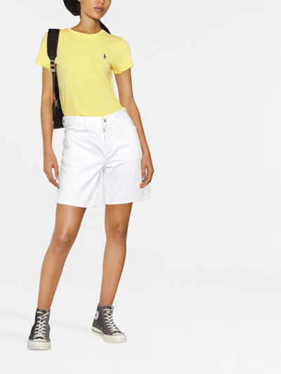 Shop Polo Ralph Lauren T-shirt Classica In Yellow