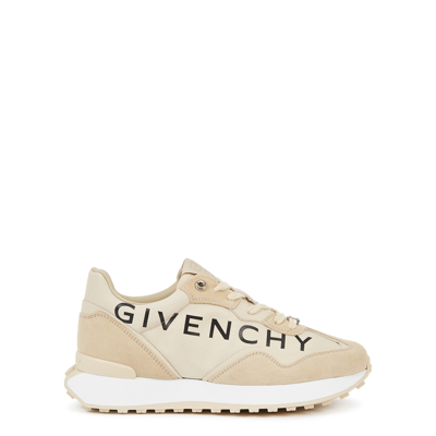 Shop Givenchy Giv Runner Sand Panelled Sneakers In Beige